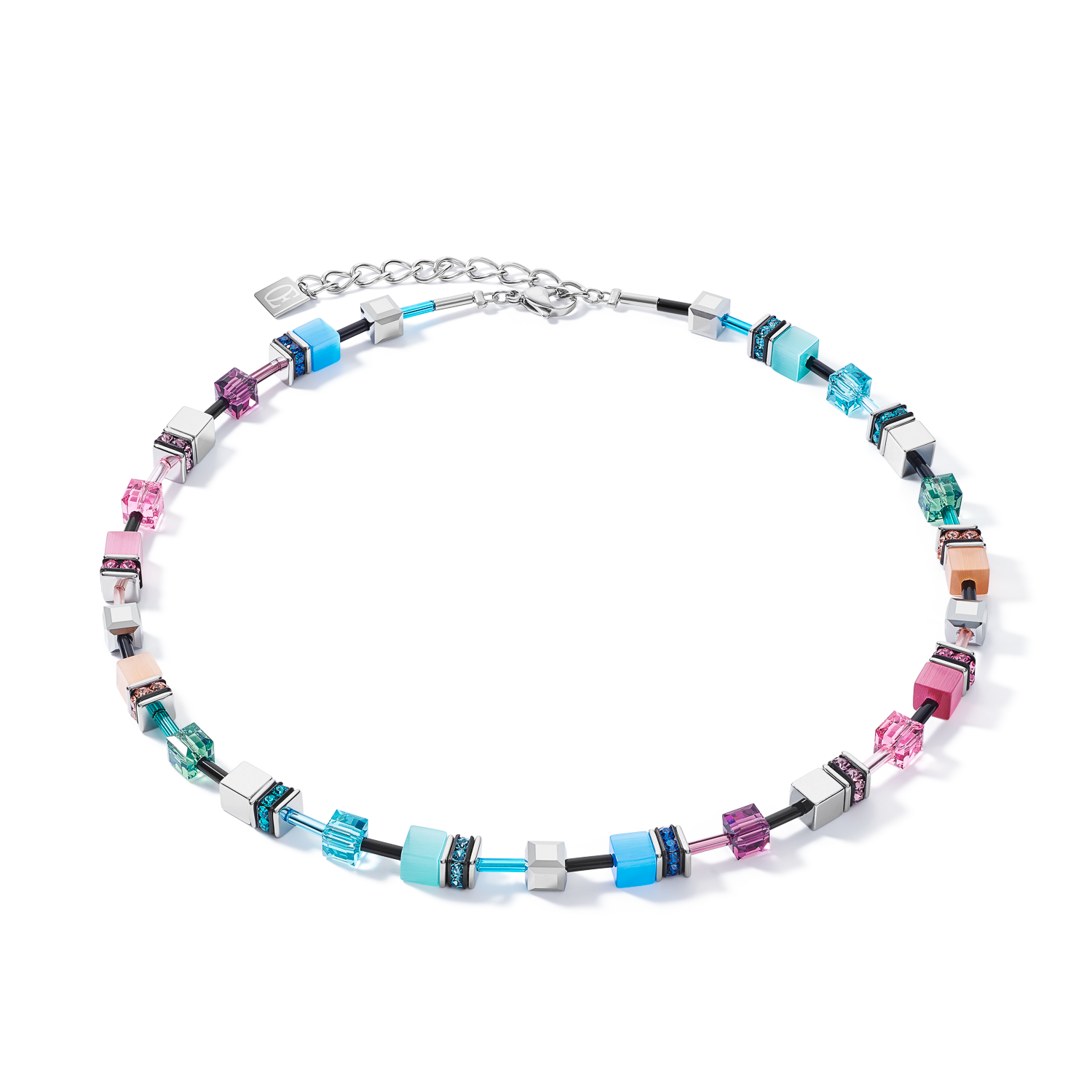 GeoCUBE® Necklace multicolour fresh vintage