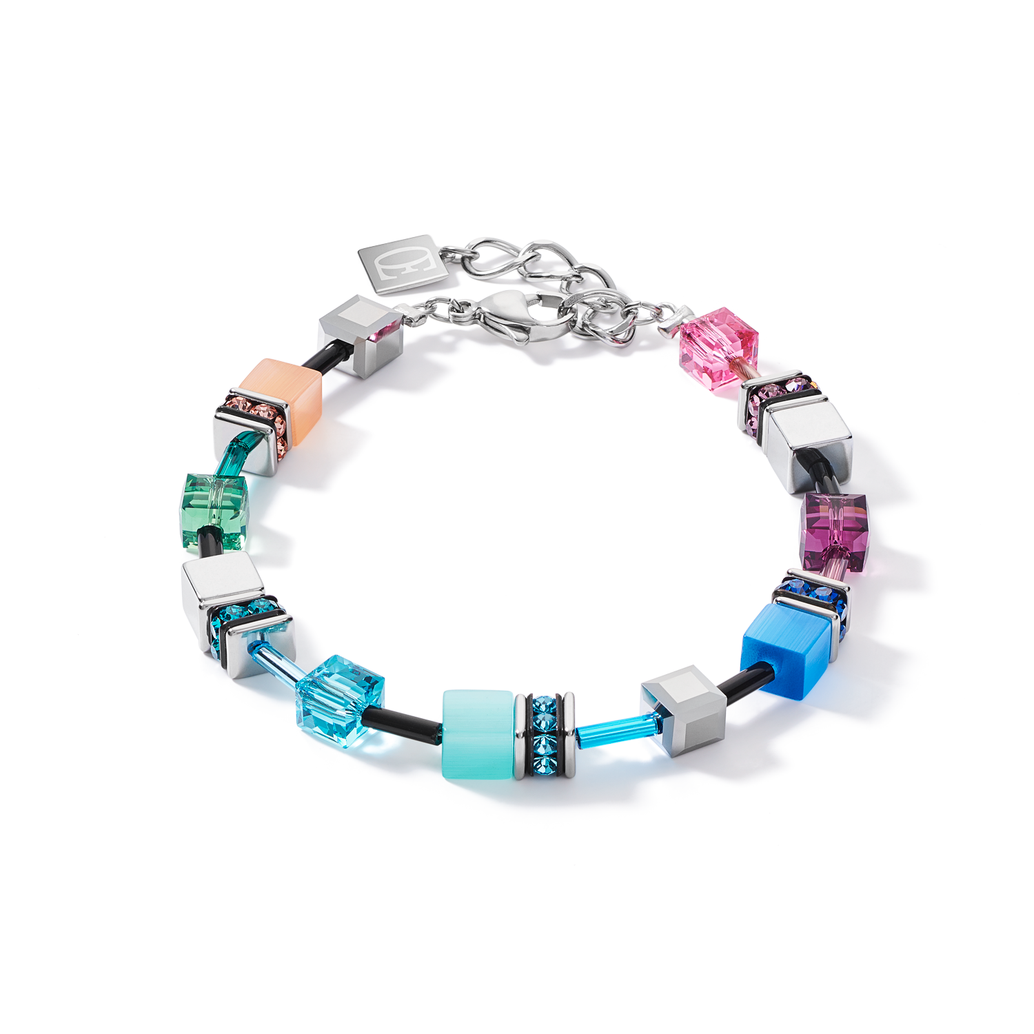 GeoCUBE® Bracelet multicolour fresh vintage