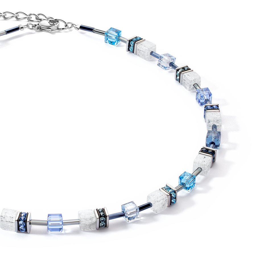 GeoCUBE® Iconic Nature necklace blue white