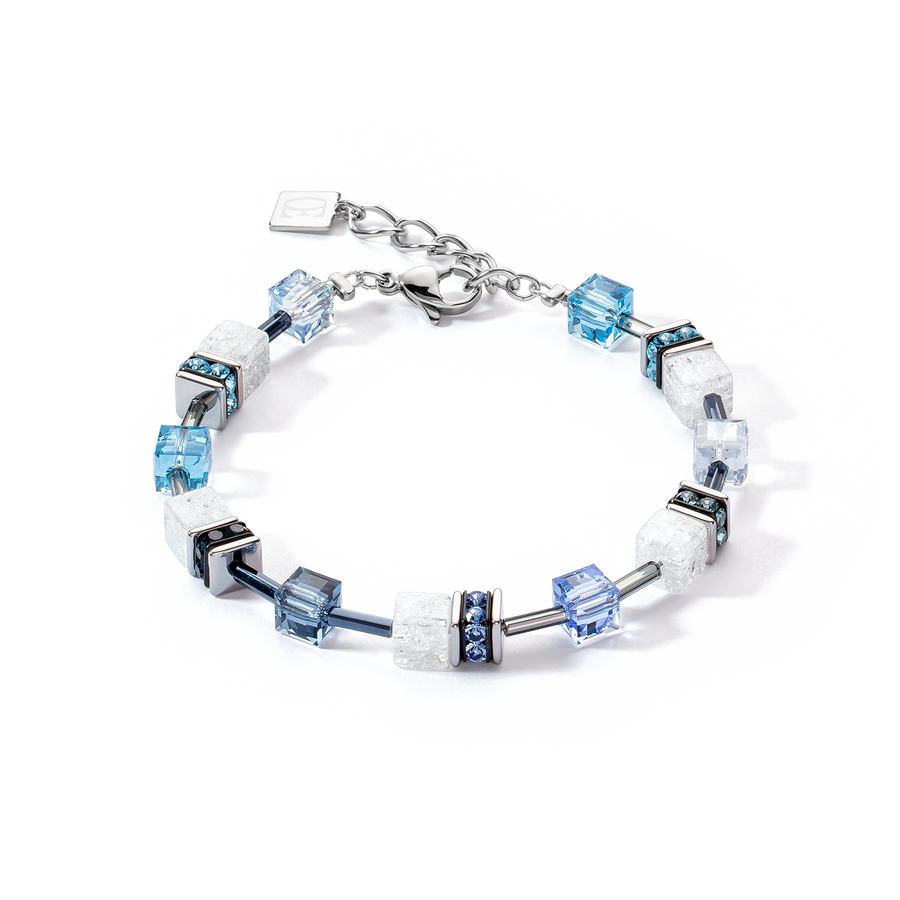 GeoCUBE® Iconic Nature bracelet blue white