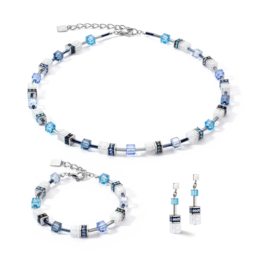 GeoCUBE® Iconic Nature bracelet blue white