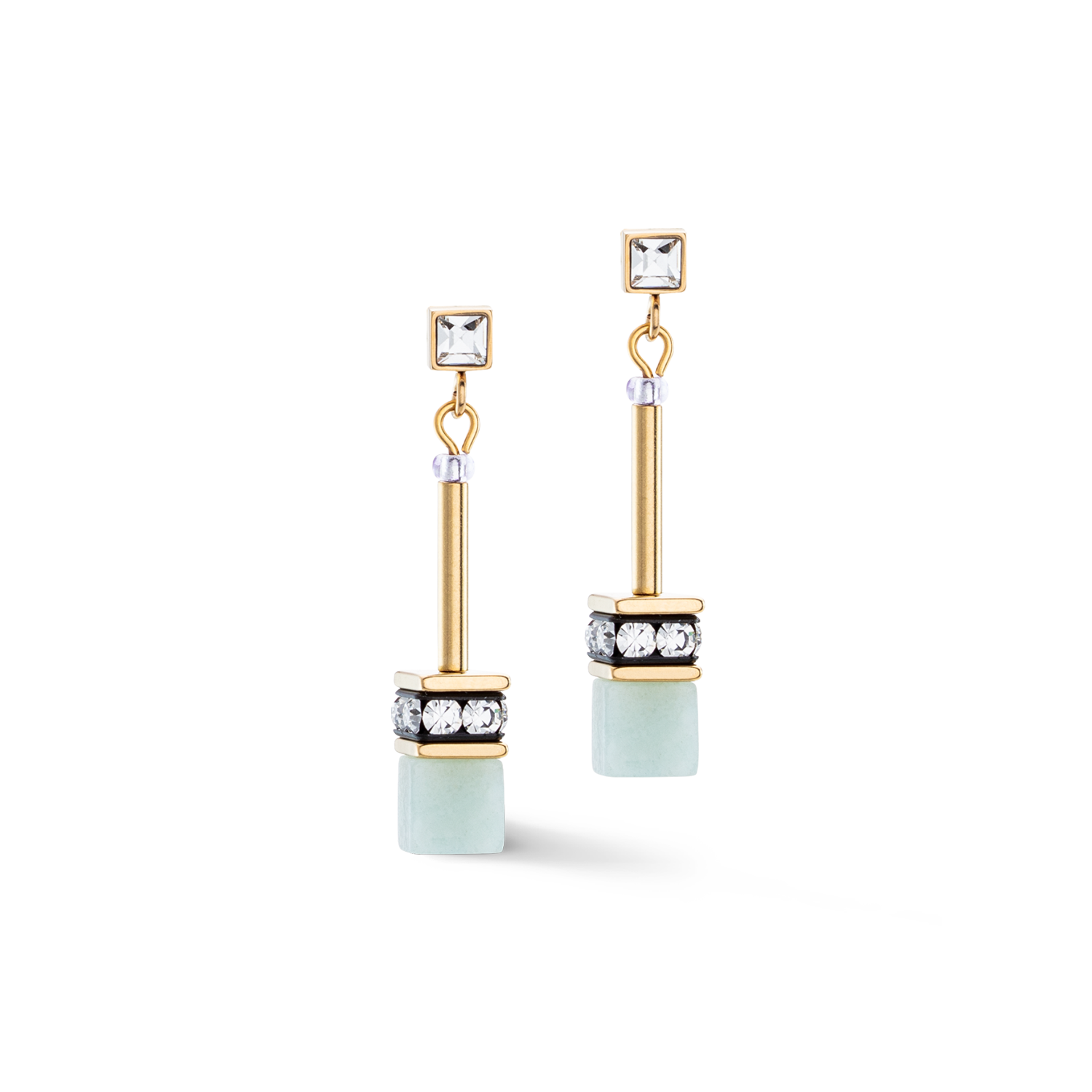 GeoCUBE® Iconic Nature Chain earrings pastel