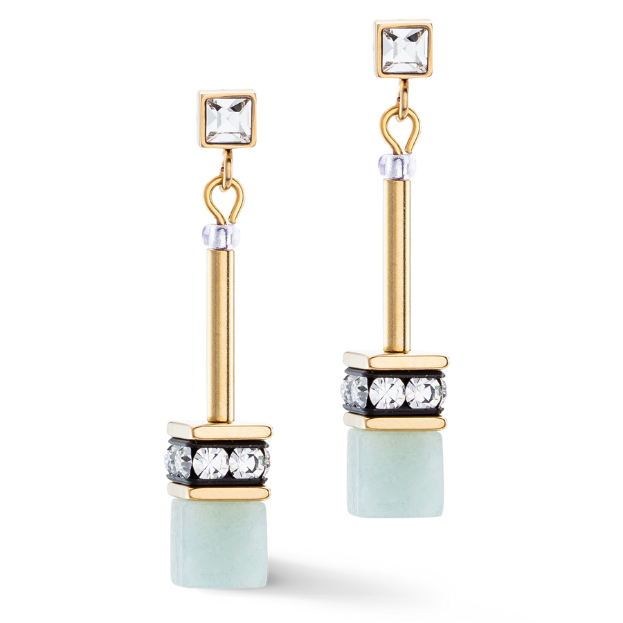 GeoCUBE® Iconic Nature Chain earrings pastel