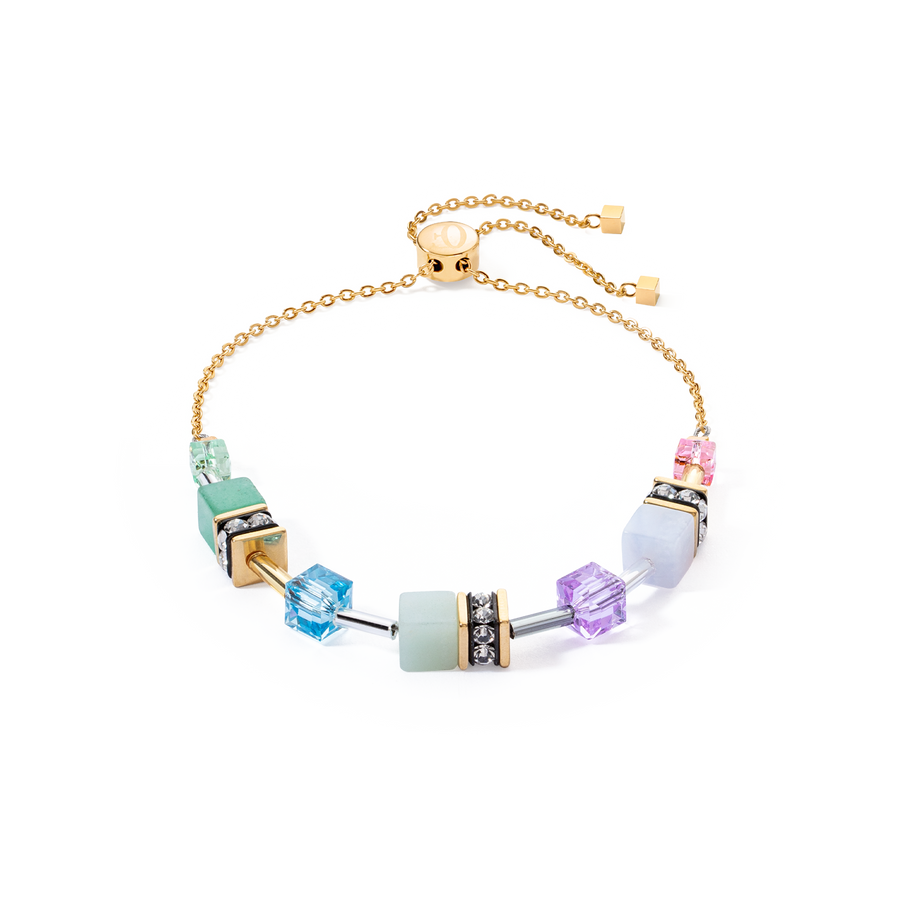 GeoCUBE® Iconic Nature Chain bracelet pastel