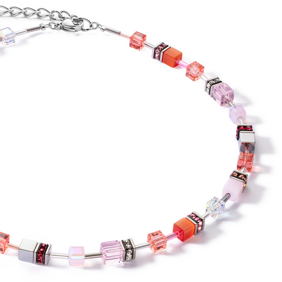 GeoCUBE® Iconic Joyful Colours necklace red