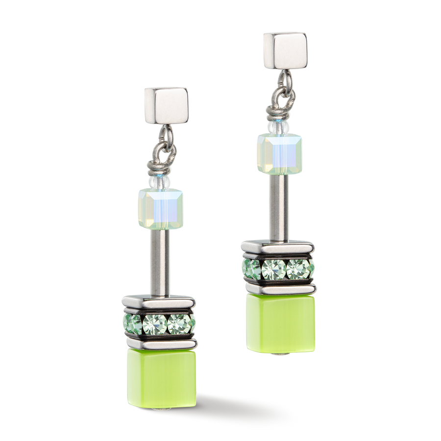 GeoCUBE® Iconic Joyful Colours earrings green