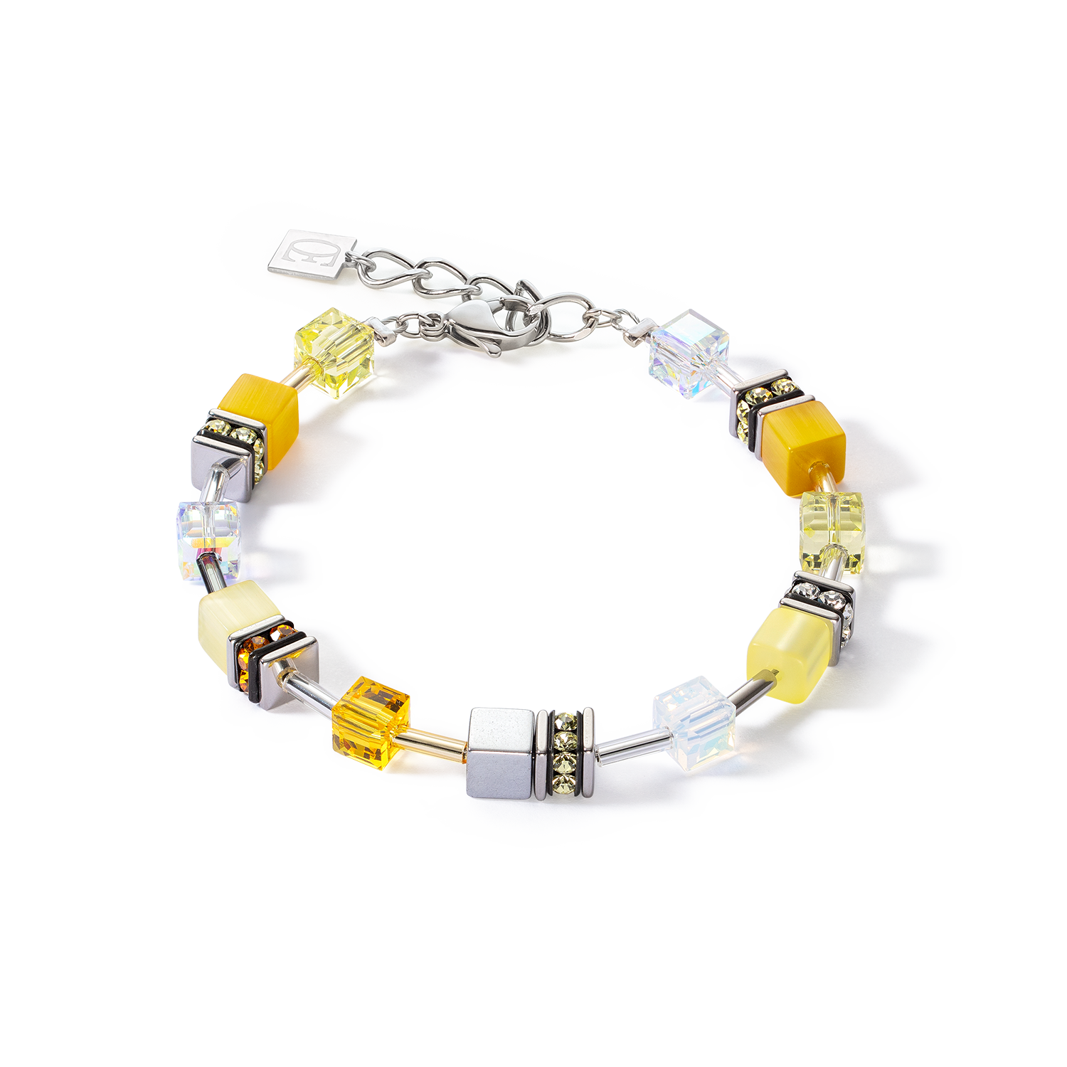 GeoCUBE® Iconic Joyful Colours bracelet yellow