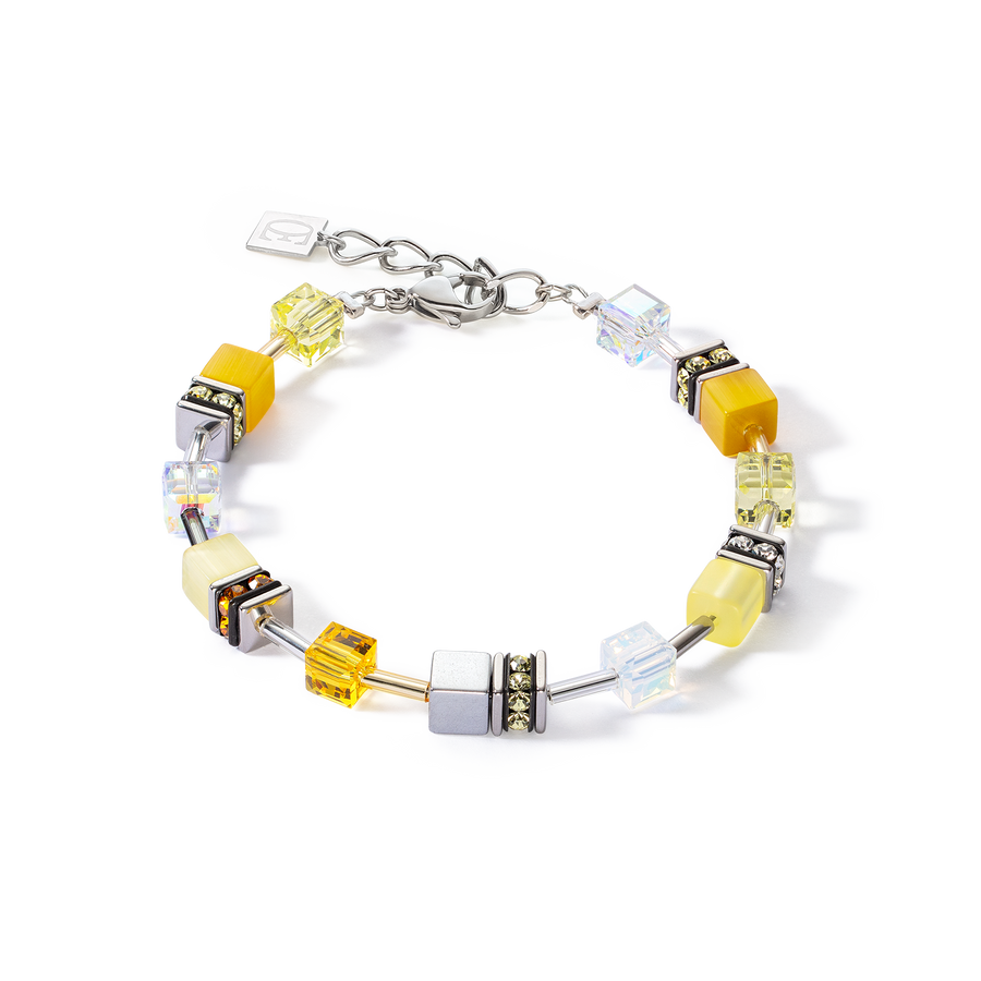 GeoCUBE® Iconic Joyful Colours bracelet yellow