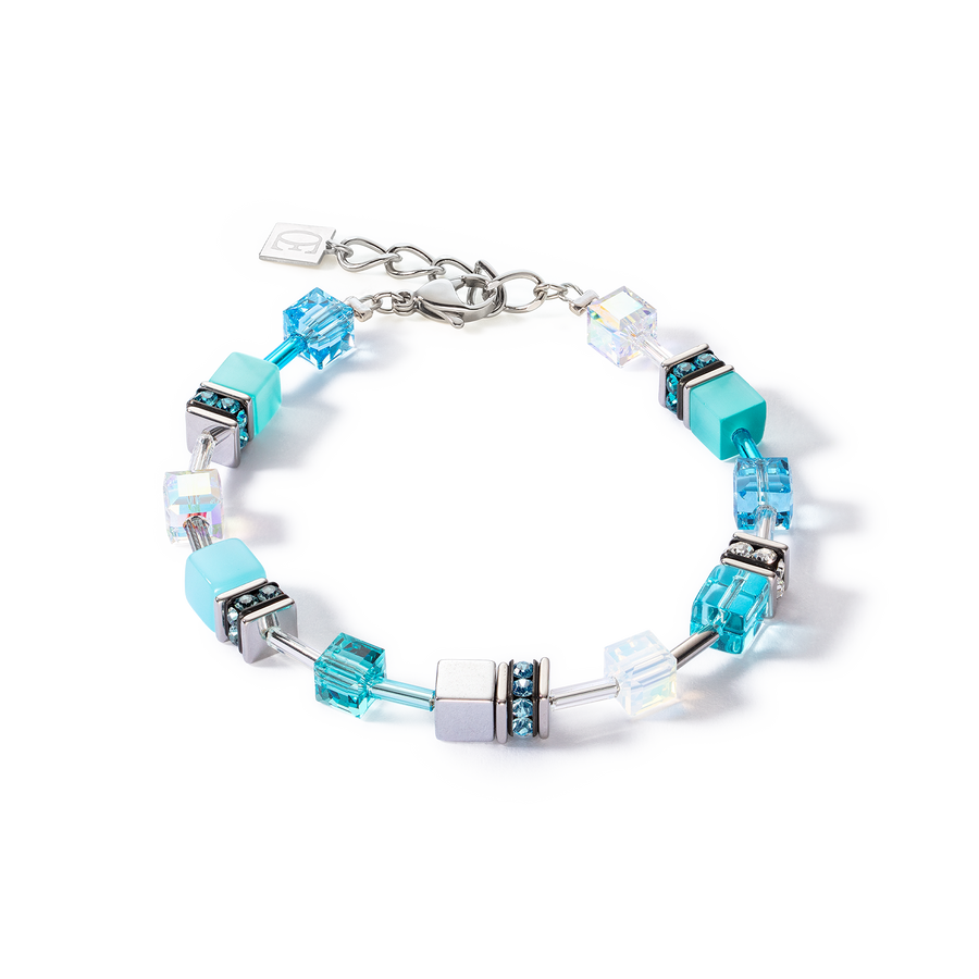 GeoCUBE® Iconic Joyful Colours bracelet turquoise