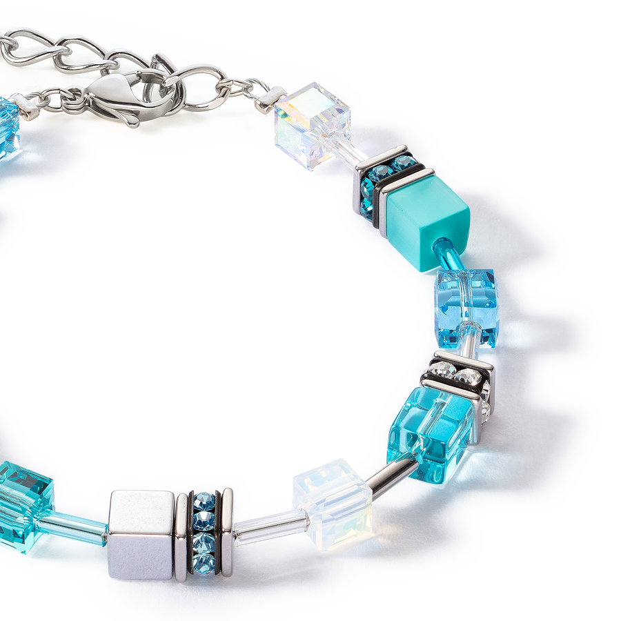 GeoCUBE® Iconic Joyful Colours bracelet turquoise