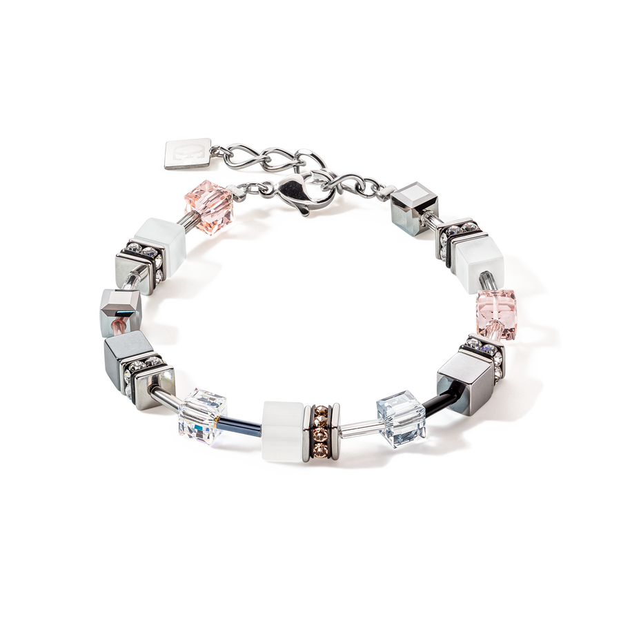 GeoCUBE® Iconic Monochrome bracelet peach