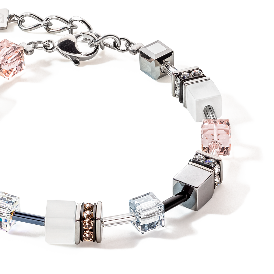GeoCUBE® Iconic Monochrome bracelet peach