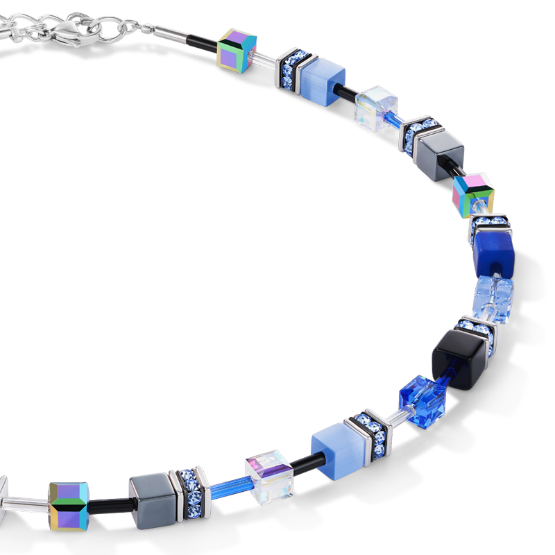 GeoCUBE® Necklace cobalt blue