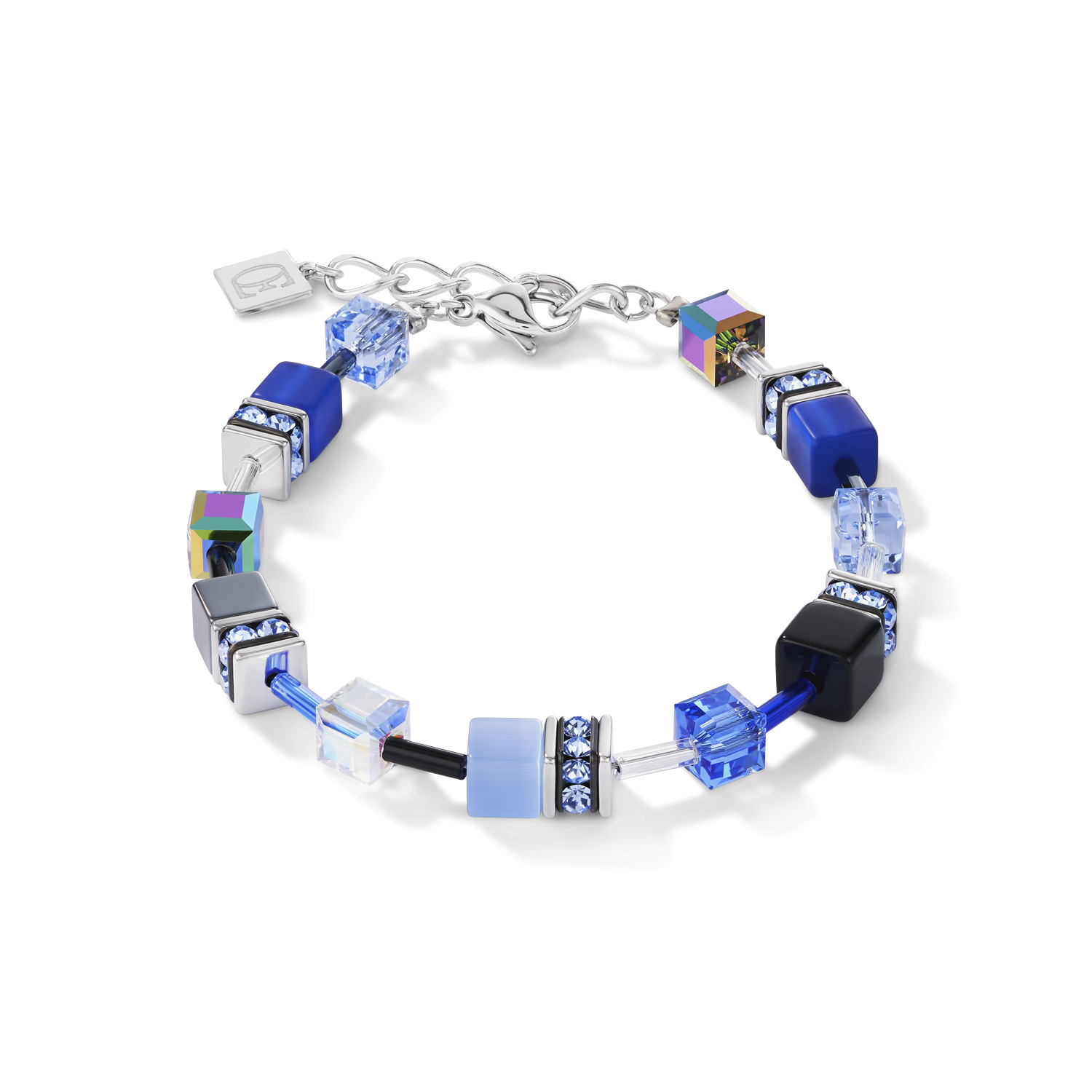 GeoCUBE® Bracelet cobalt blue