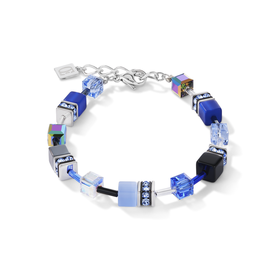 GeoCUBE® Bracelet cobalt blue