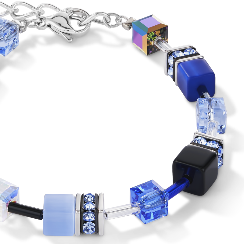 GeoCUBE® Bracelet cobalt blue