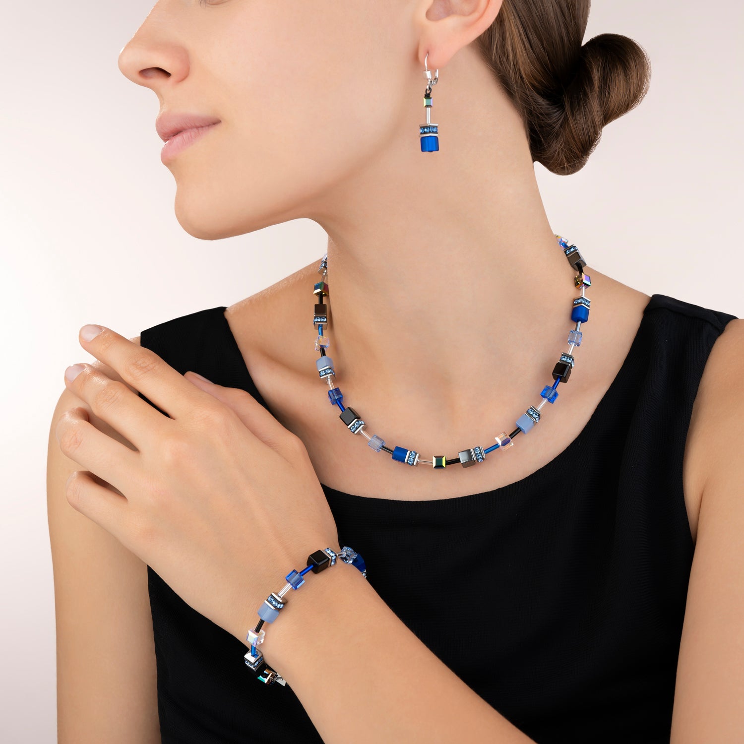 GeoCUBE® Bracelet cobalt blue