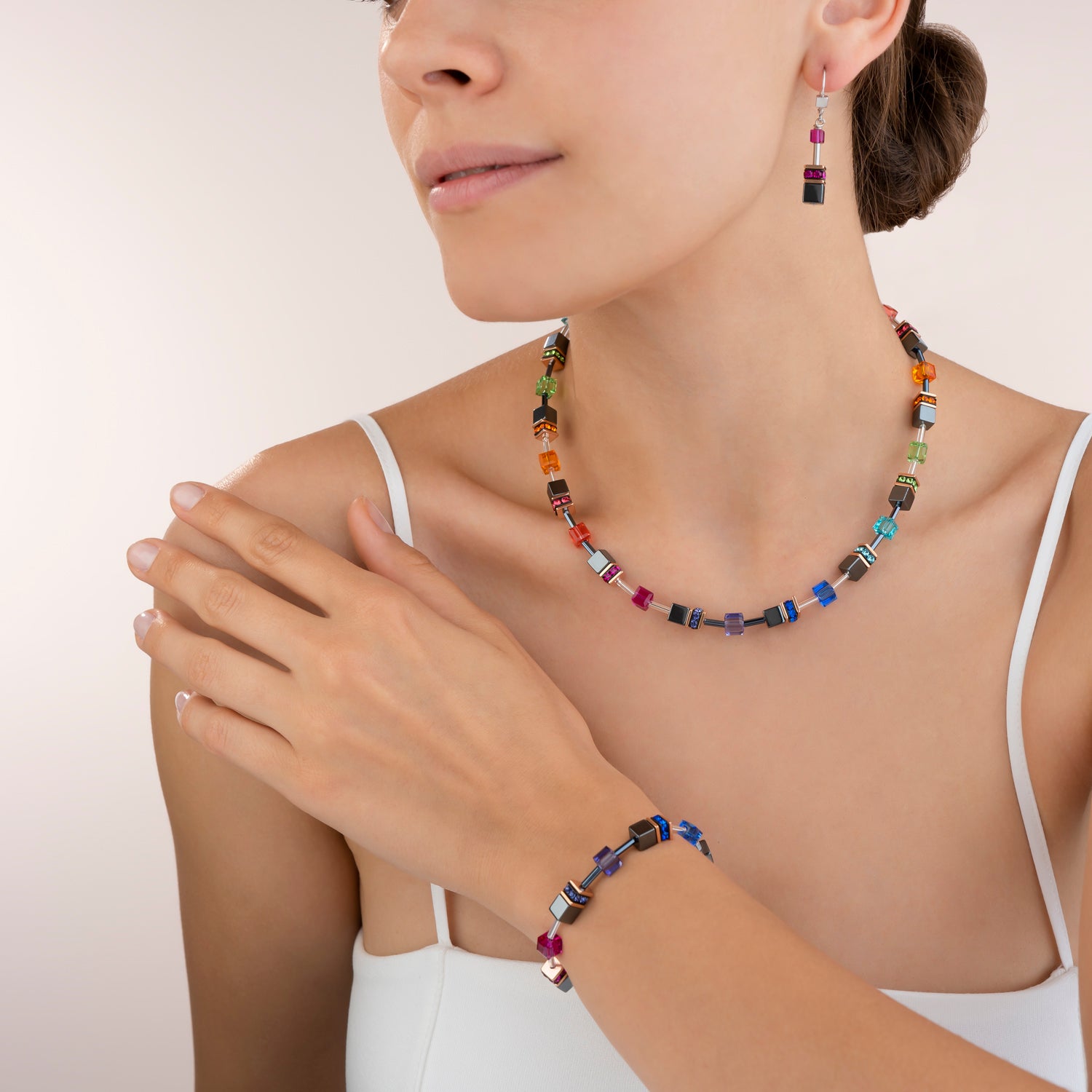 GeoCUBE® Necklace multicolour