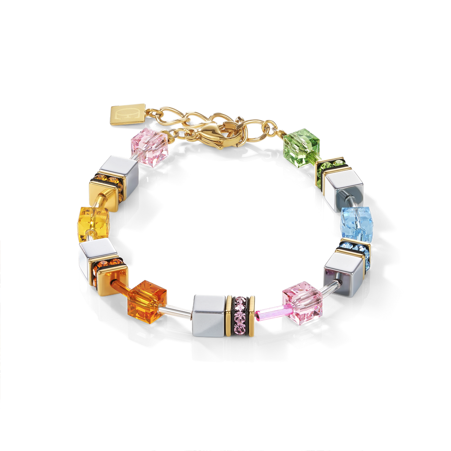 GeoCUBE® Bracelet multicolour pastel 1
