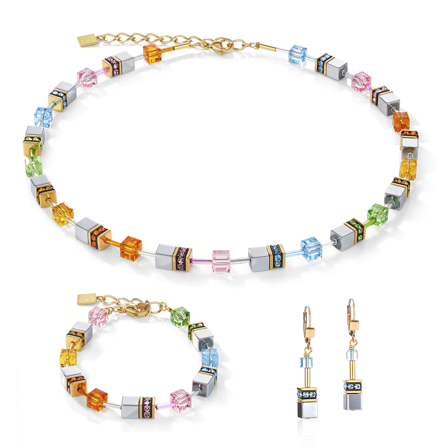 GeoCUBE® Bracelet multicolour pastel 1