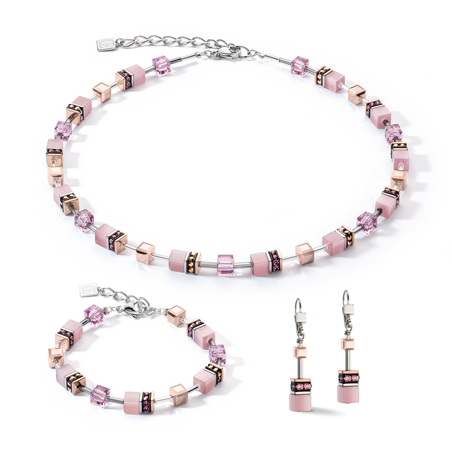 GEOCUBE® Iconic Monochrome necklace lilac
