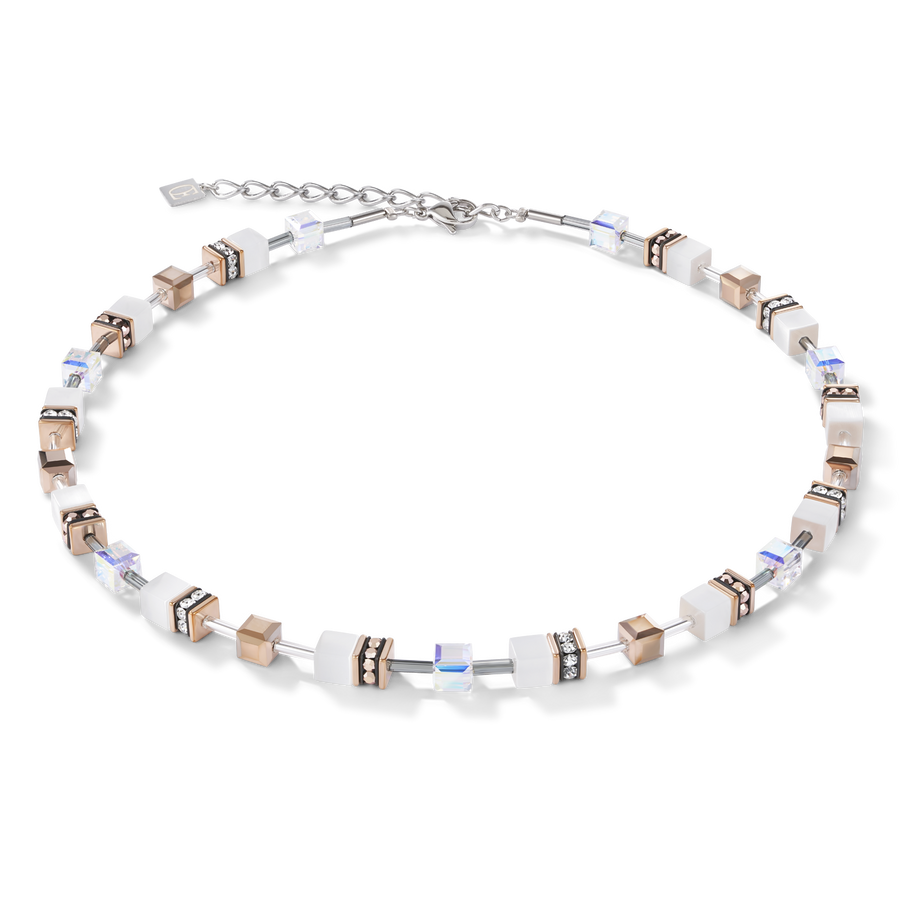 GeoCUBE® Necklace white