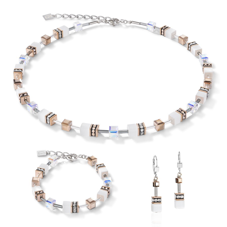 GeoCUBE® Necklace white