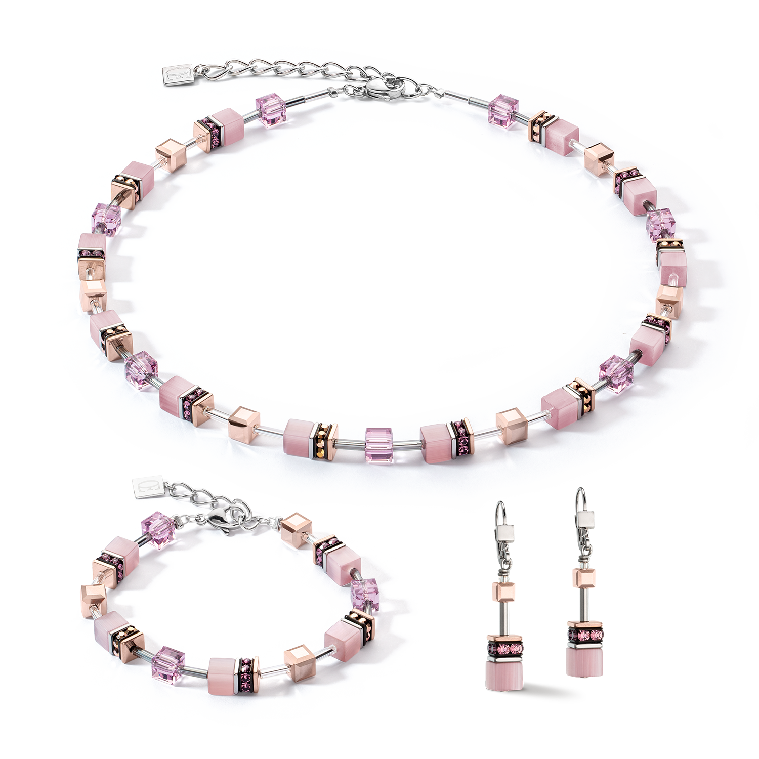 GEOCUBE® Iconic Monochrome bracelet lilac