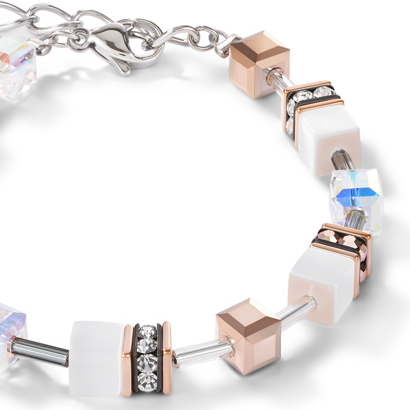 GeoCUBE® Bracelet white