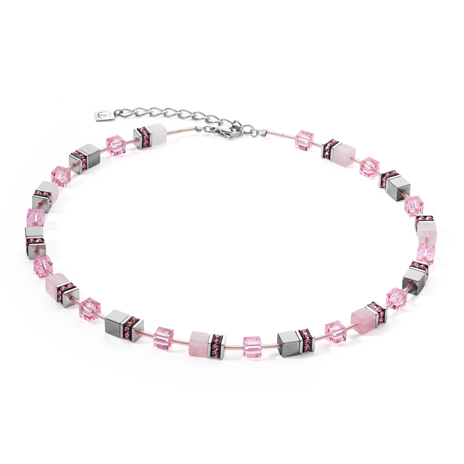 GeoCUBE® Iconic Precious necklace rose