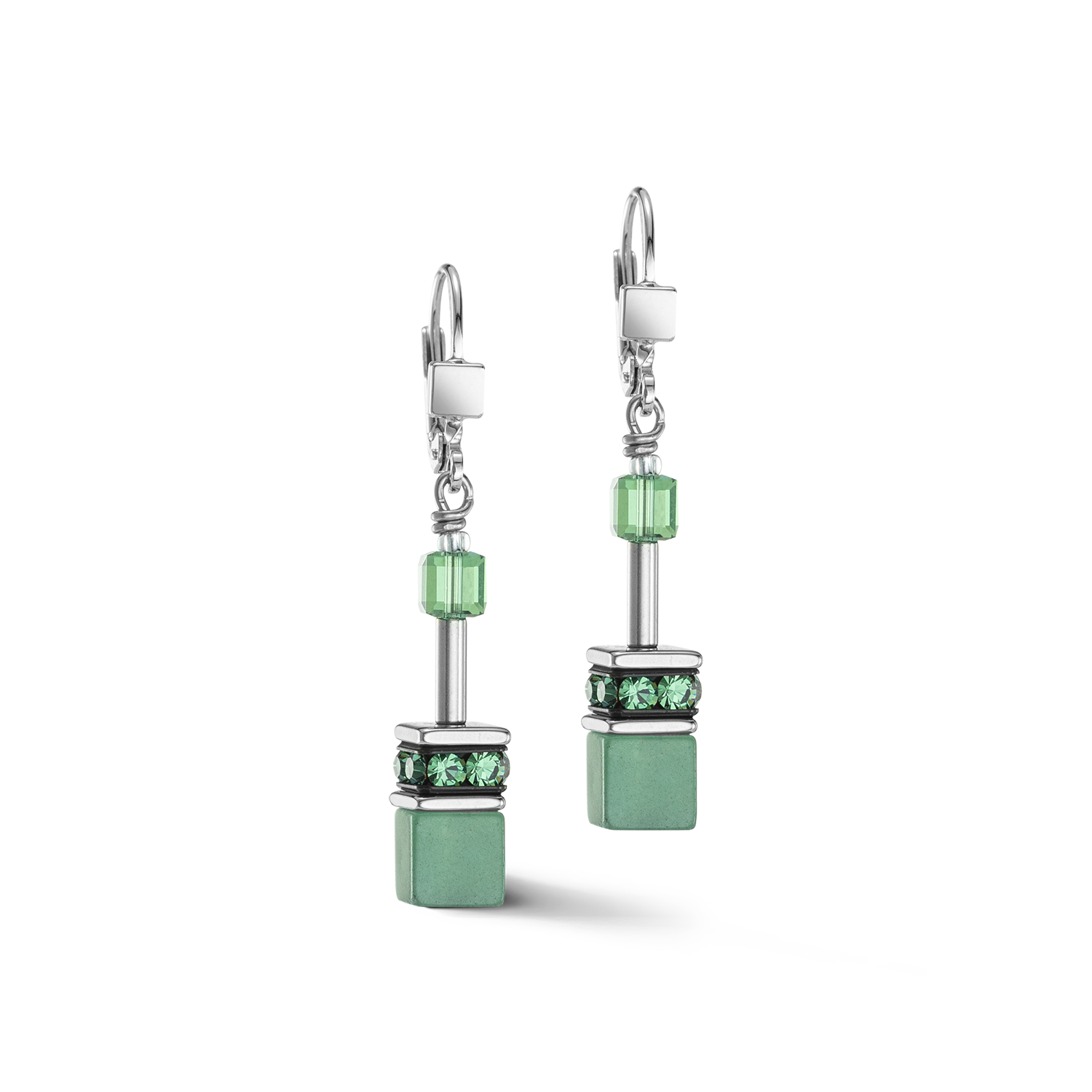 GeoCUBE® Iconic Precious earrings green