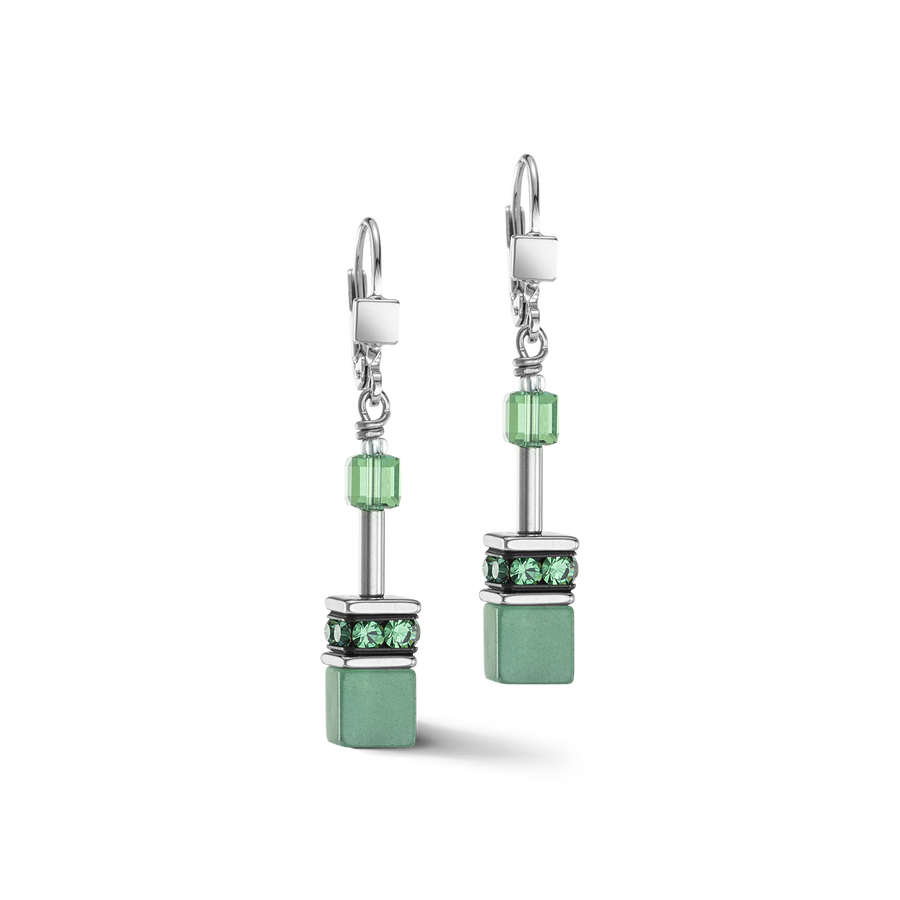 GeoCUBE® Iconic Precious earrings green