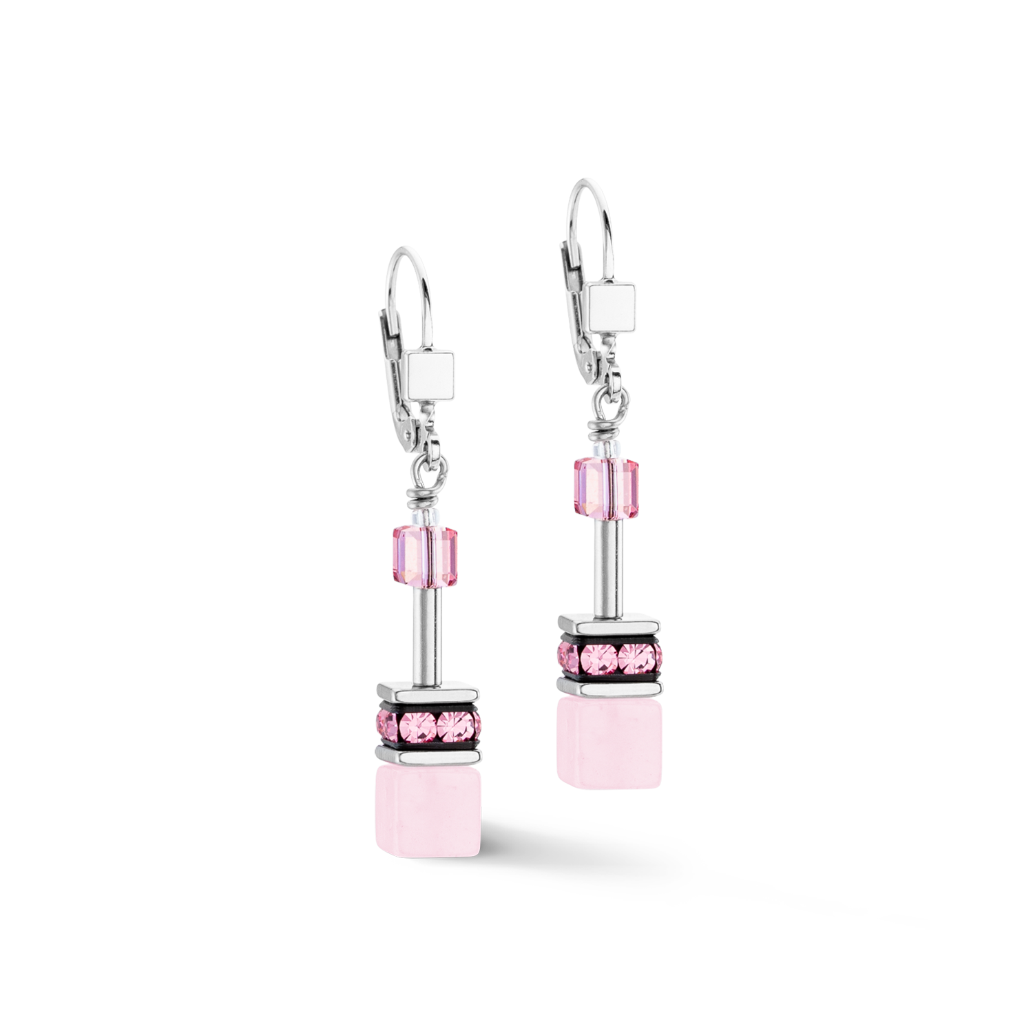 GeoCUBE® Iconic Precious earrings rose