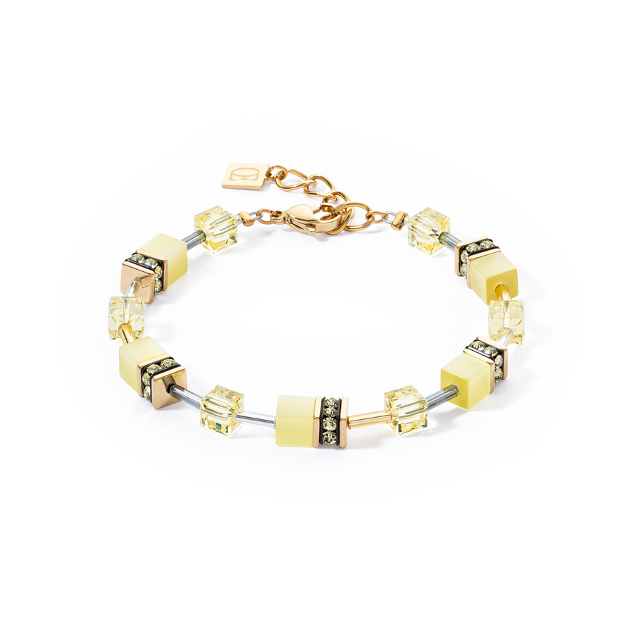 GeoCUBE® Iconic Mono Gold bracelet yellow