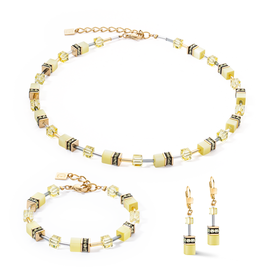 GeoCUBE® Iconic Mono Gold bracelet yellow