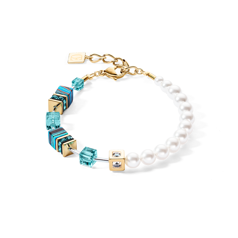 GeoCUBE® Fusion Festive bracelet turquoise
