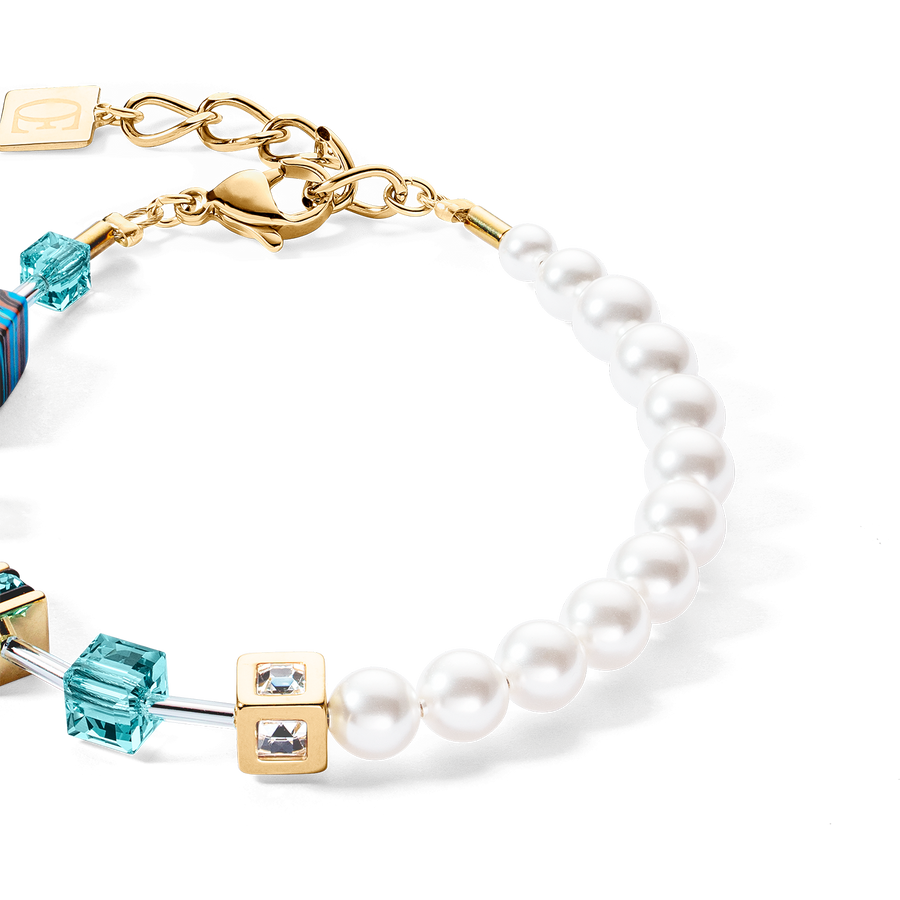 GeoCUBE® Fusion Festive bracelet turquoise