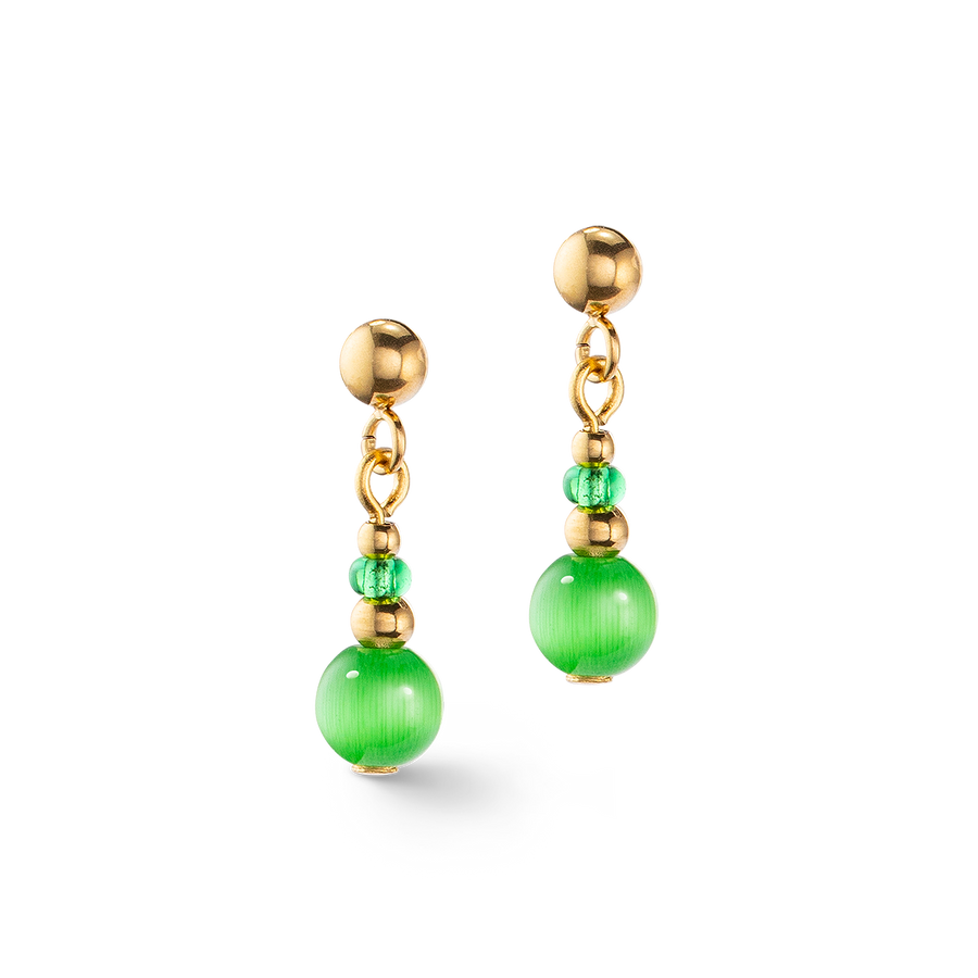 Candy Spheres earrings green