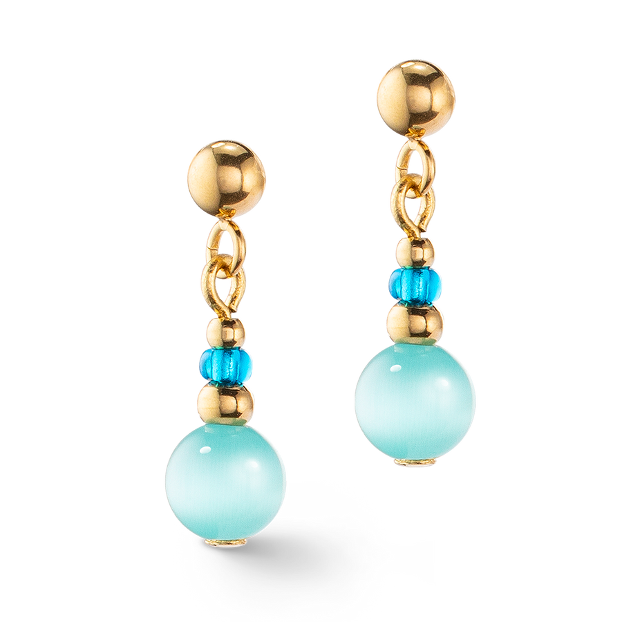 Candy Spheres earrings turquoise