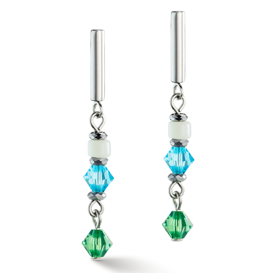 Princess Shape Mix earrings mint green