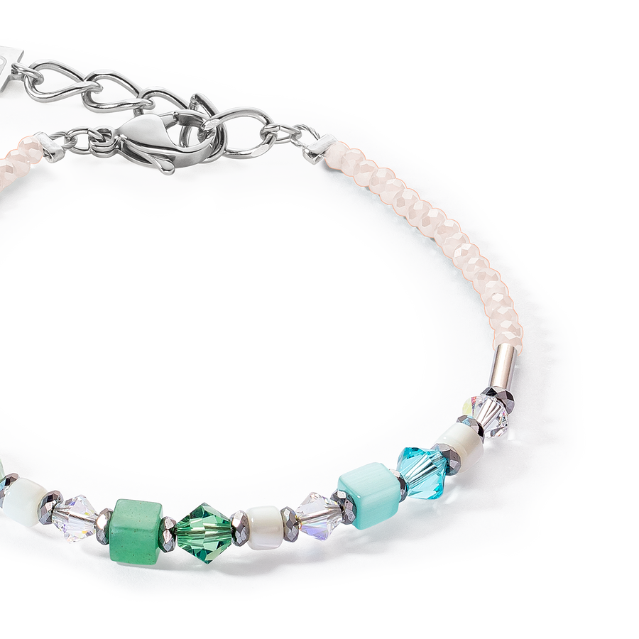 Princess Shape Mix bracelet mint green