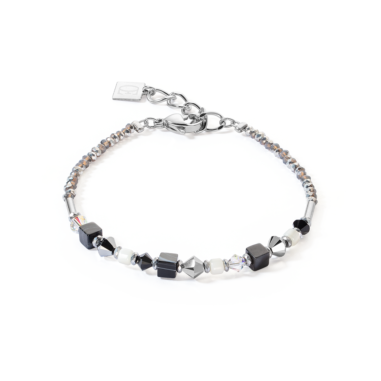 Princess Shape Mix bracelet black-white