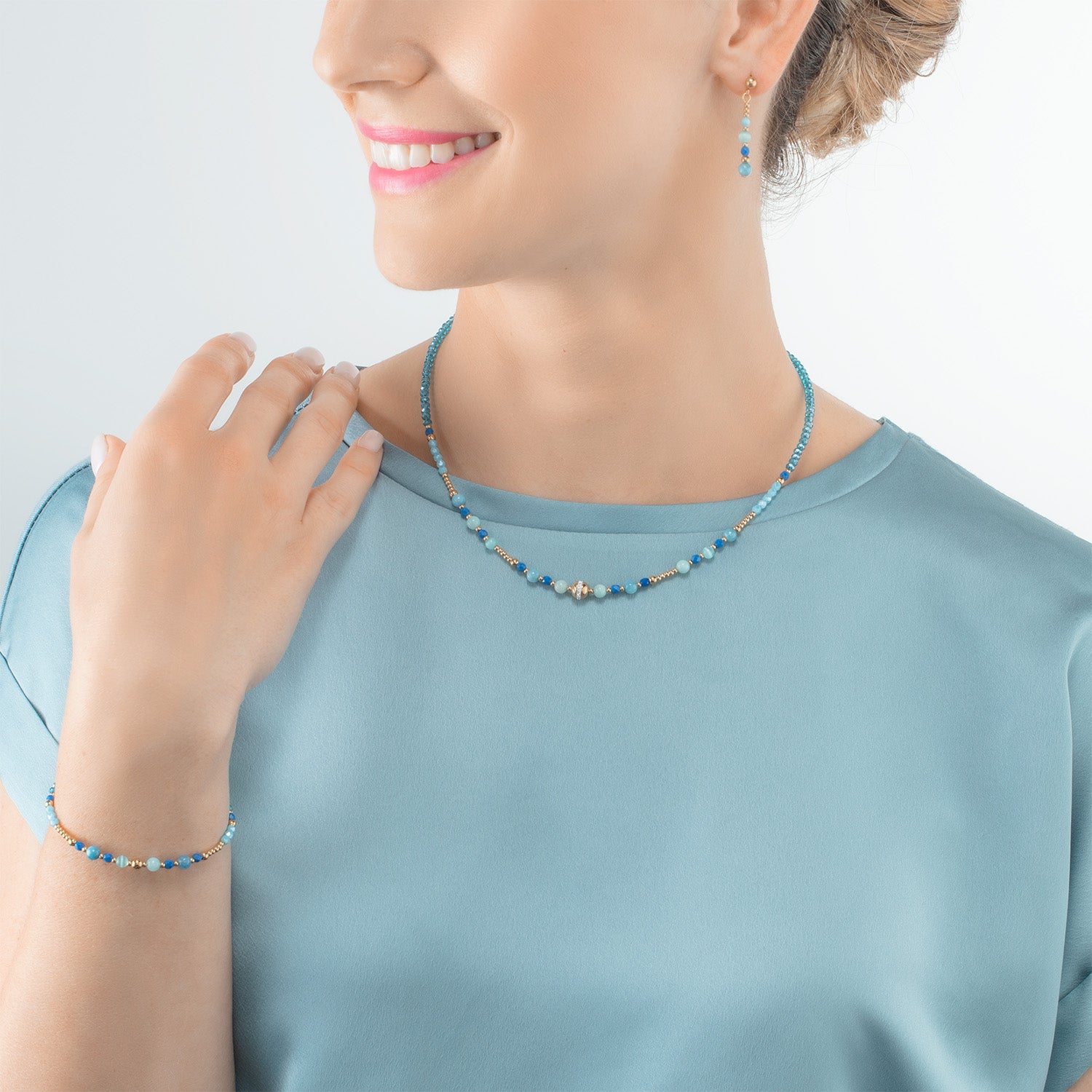 Princess Spheres necklace turquoise