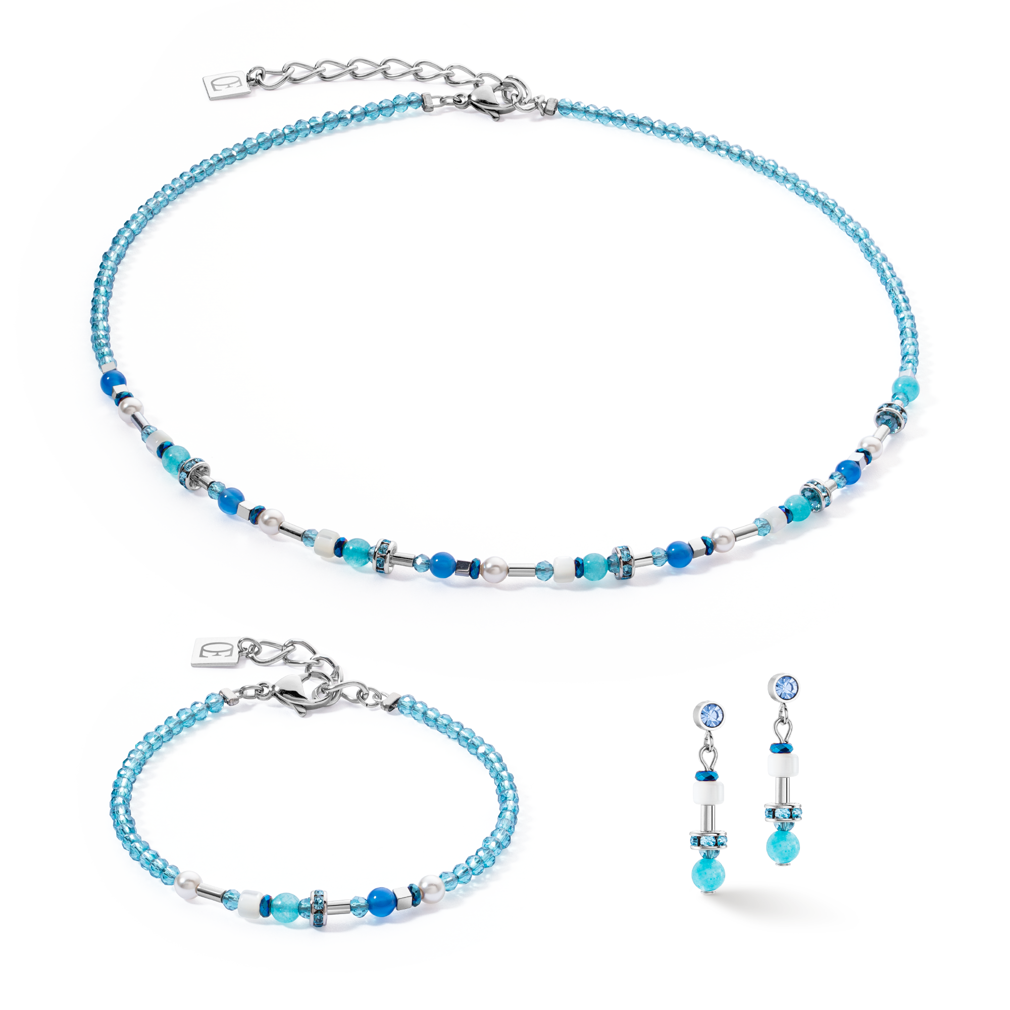 Necklace Princess Spheres Mix turquoise