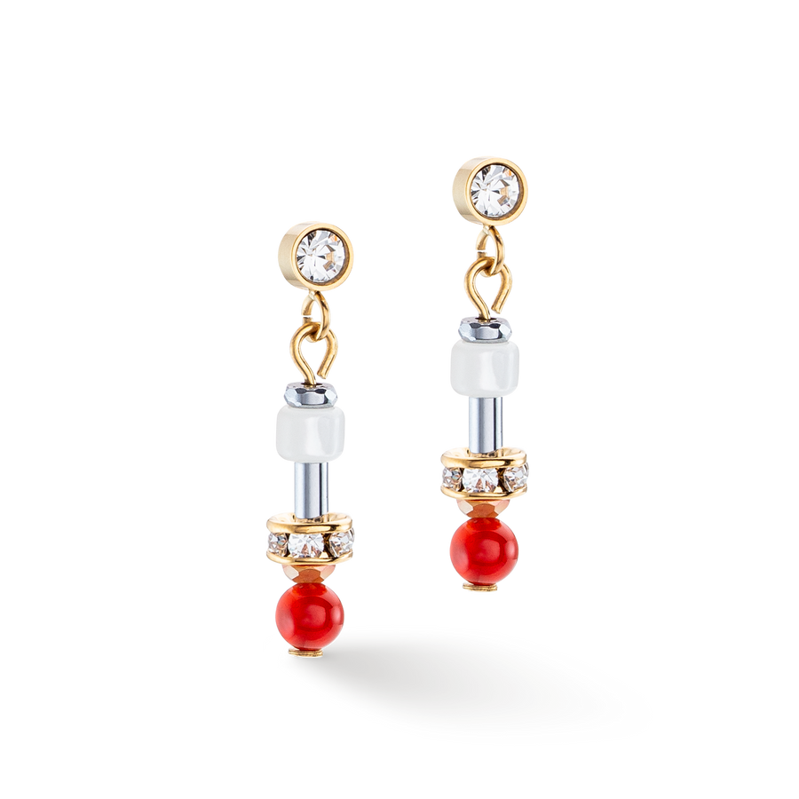 Earrings Princess Spheres Mix orange