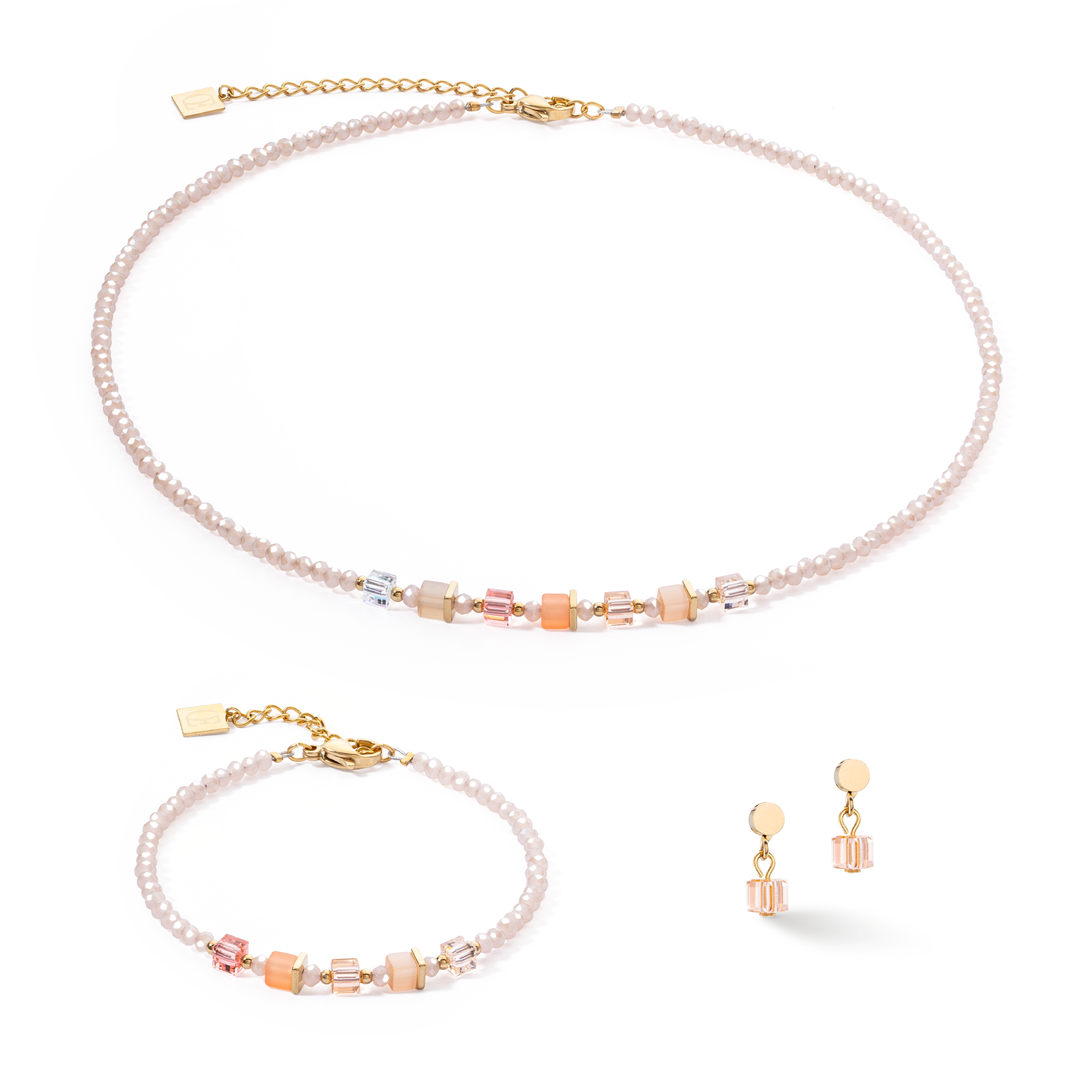 Joyful Colours necklace Apricot Crush