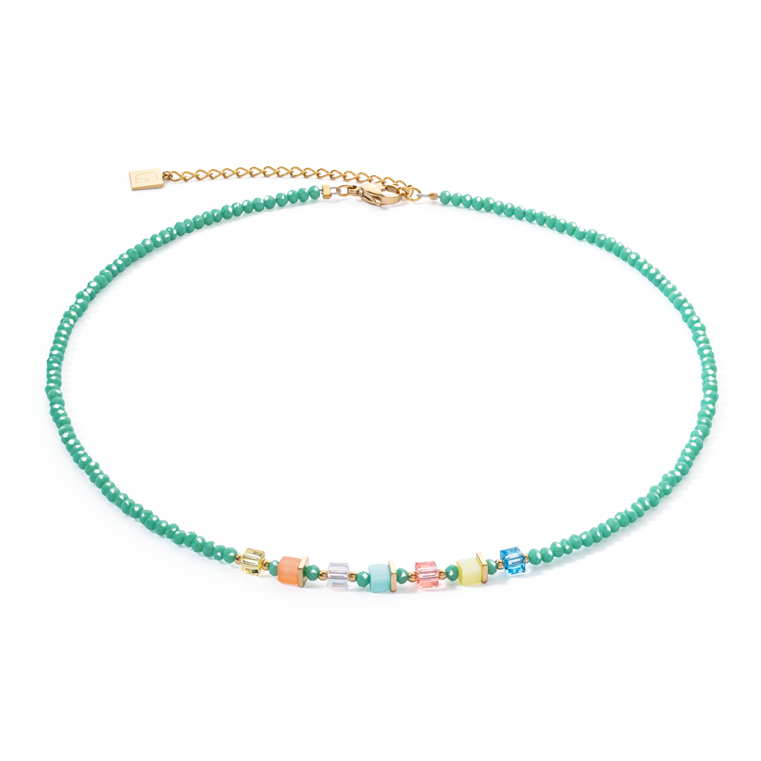 Joyful Colours necklace green-multicolor