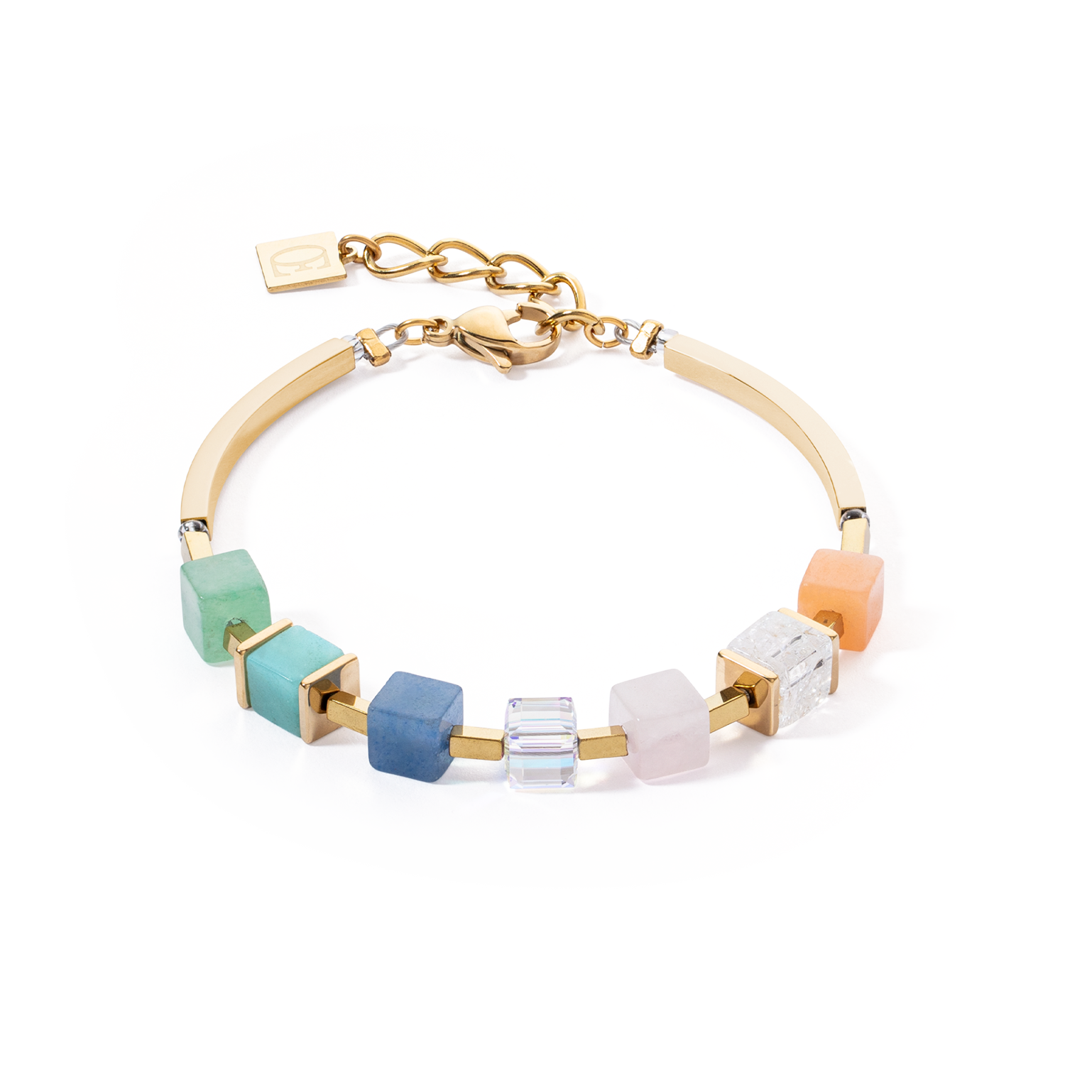 Bracelet Precious Statement Cubes multicolour-gentle