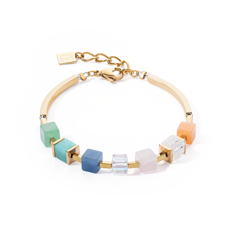 Bracelet Precious Statement Cubes multicolour-gentle