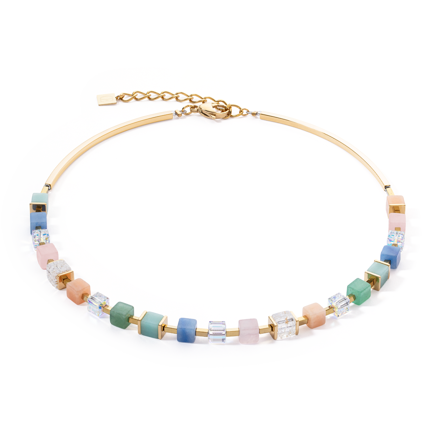 Necklace Precious Classic Cubes multicolour-gentle